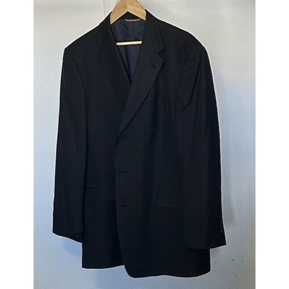 Hart Schaffner Mark Gold Trumpeter Men's Black  w/Gold 100% Wool Jacket Size 42L - Picture 1 of 7